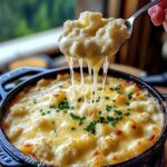 Cheddar Cauliflower and Roasted Garlic Soup