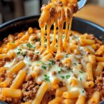 Cheesy Sloppy Cheeseburger Pasta
