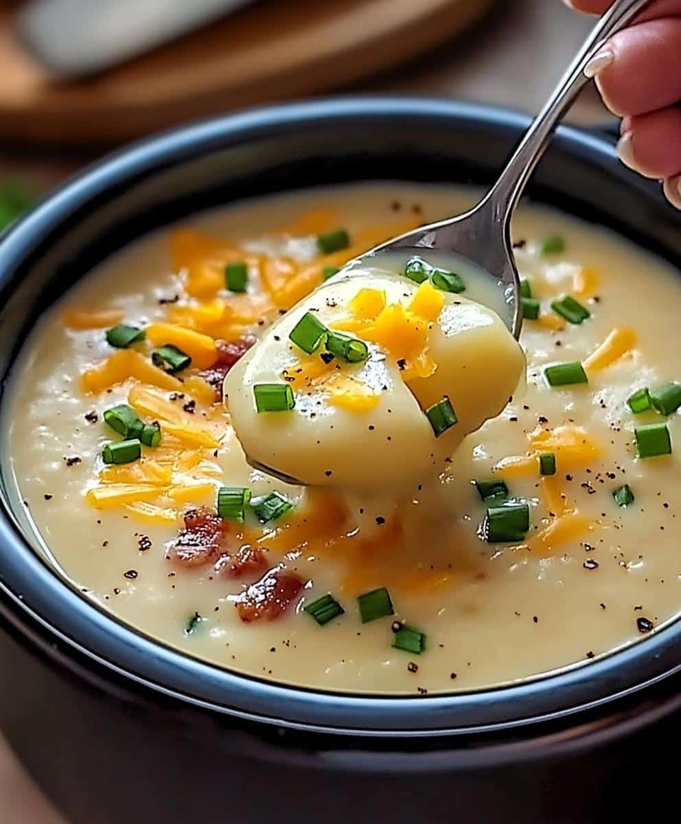 Crock Pot Crack Potato Soup - detail 1