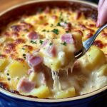 Crockpot Ham and Potato Casserole