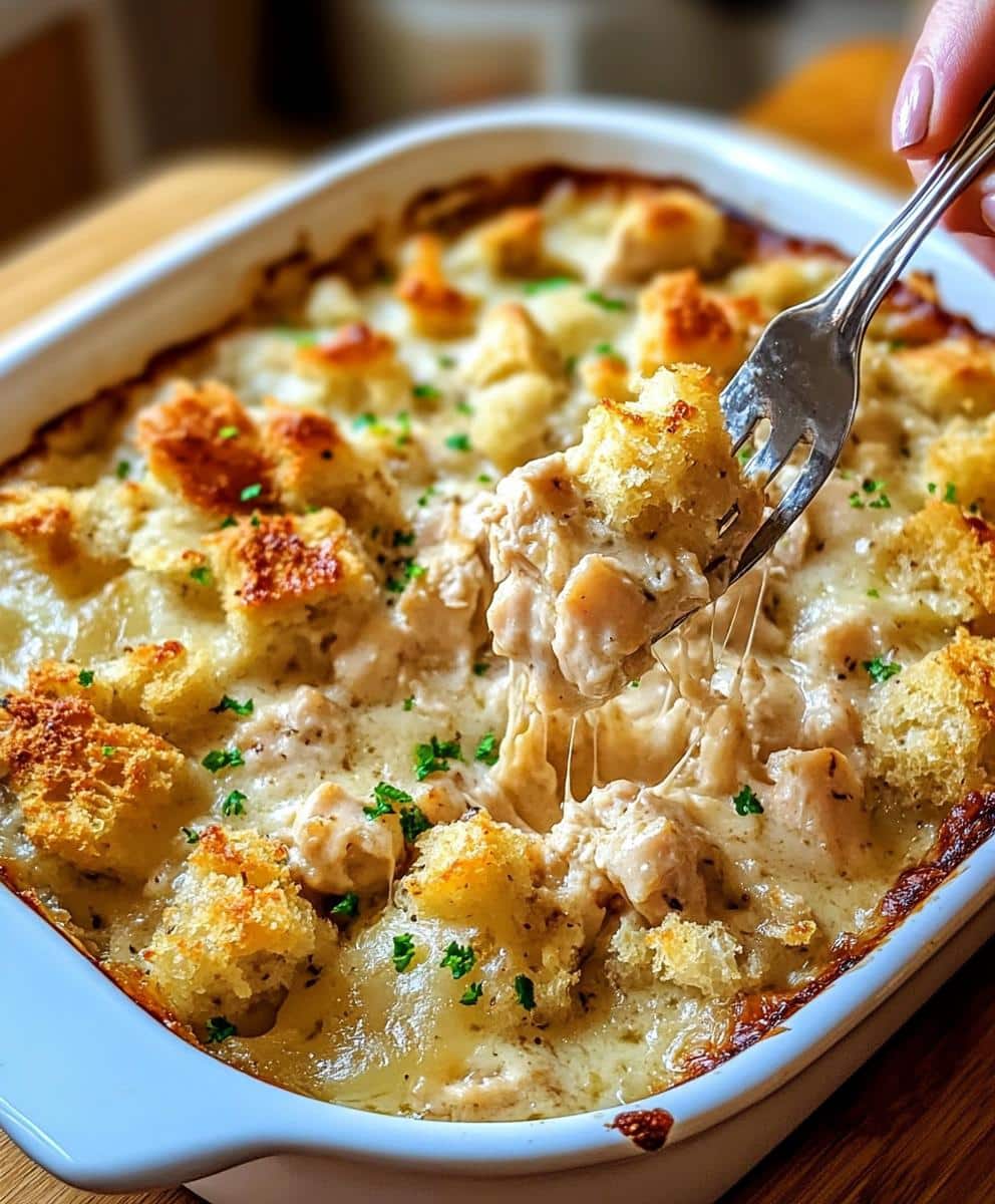 Dolly’s Chicken and Stuffing Casserole