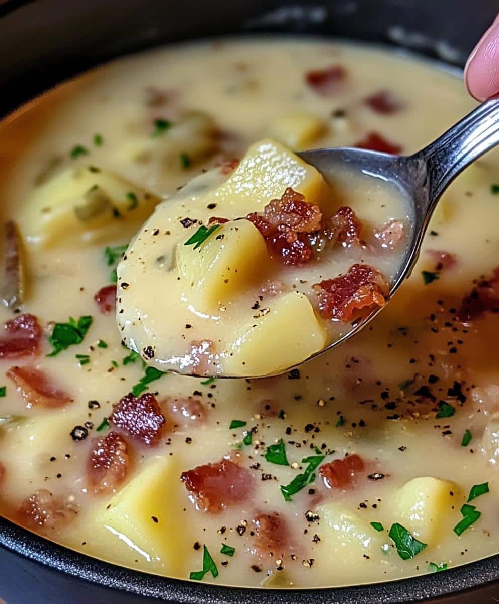 Irish Bacon Cabbage and Potato Soup