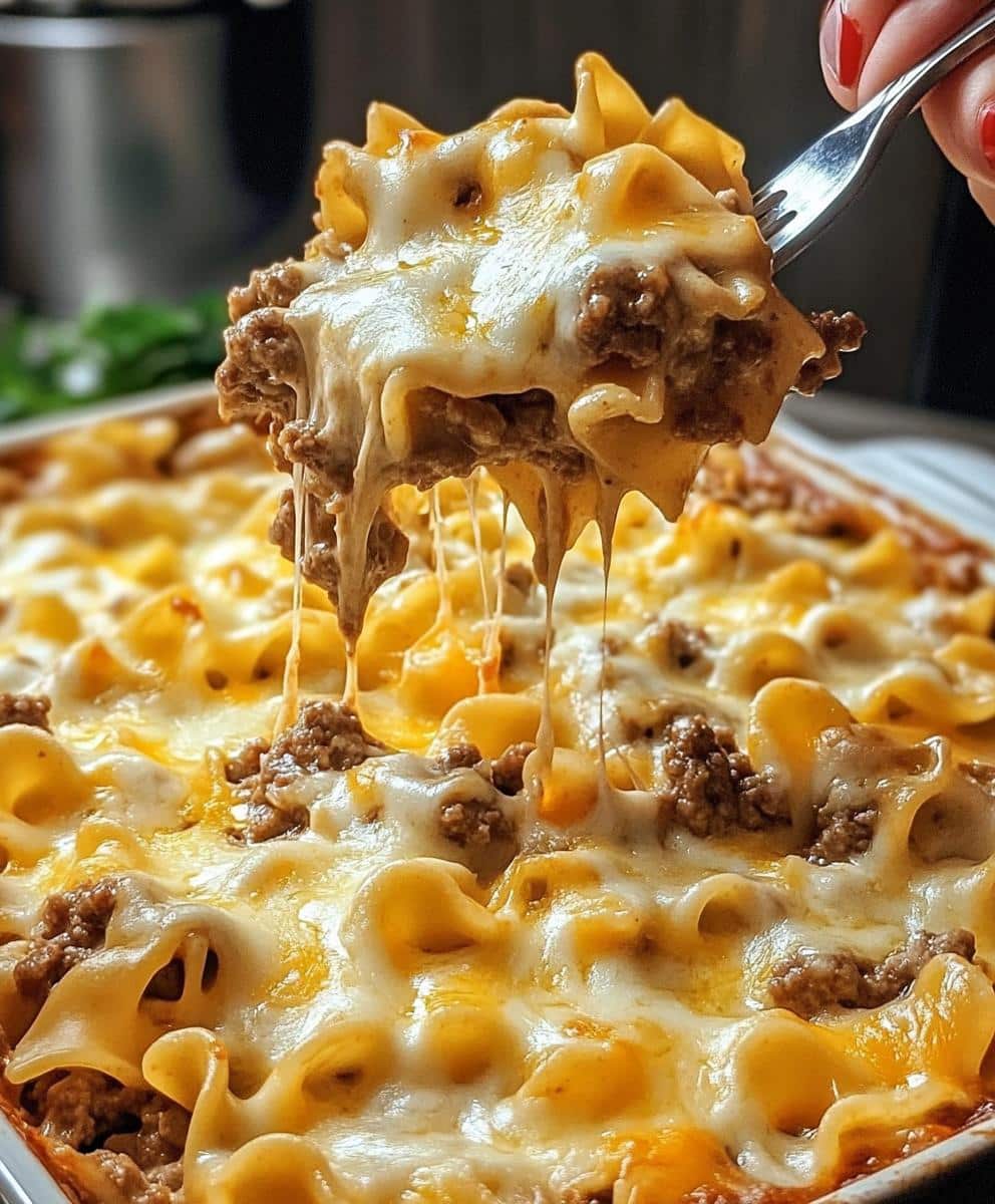 Sour Cream Beef Noodle Casserole