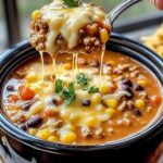 Taco Soup in Slow Cooker