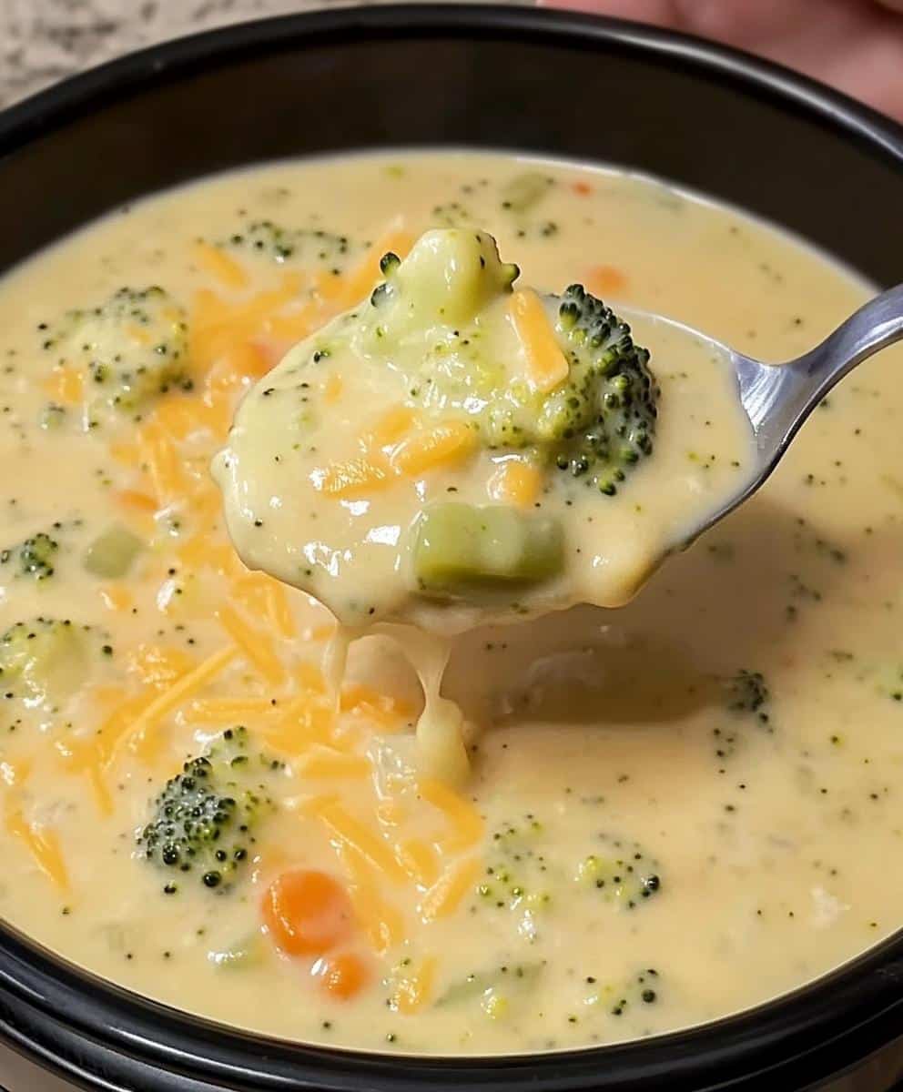Crockpot Broccoli and Cheddar Soup