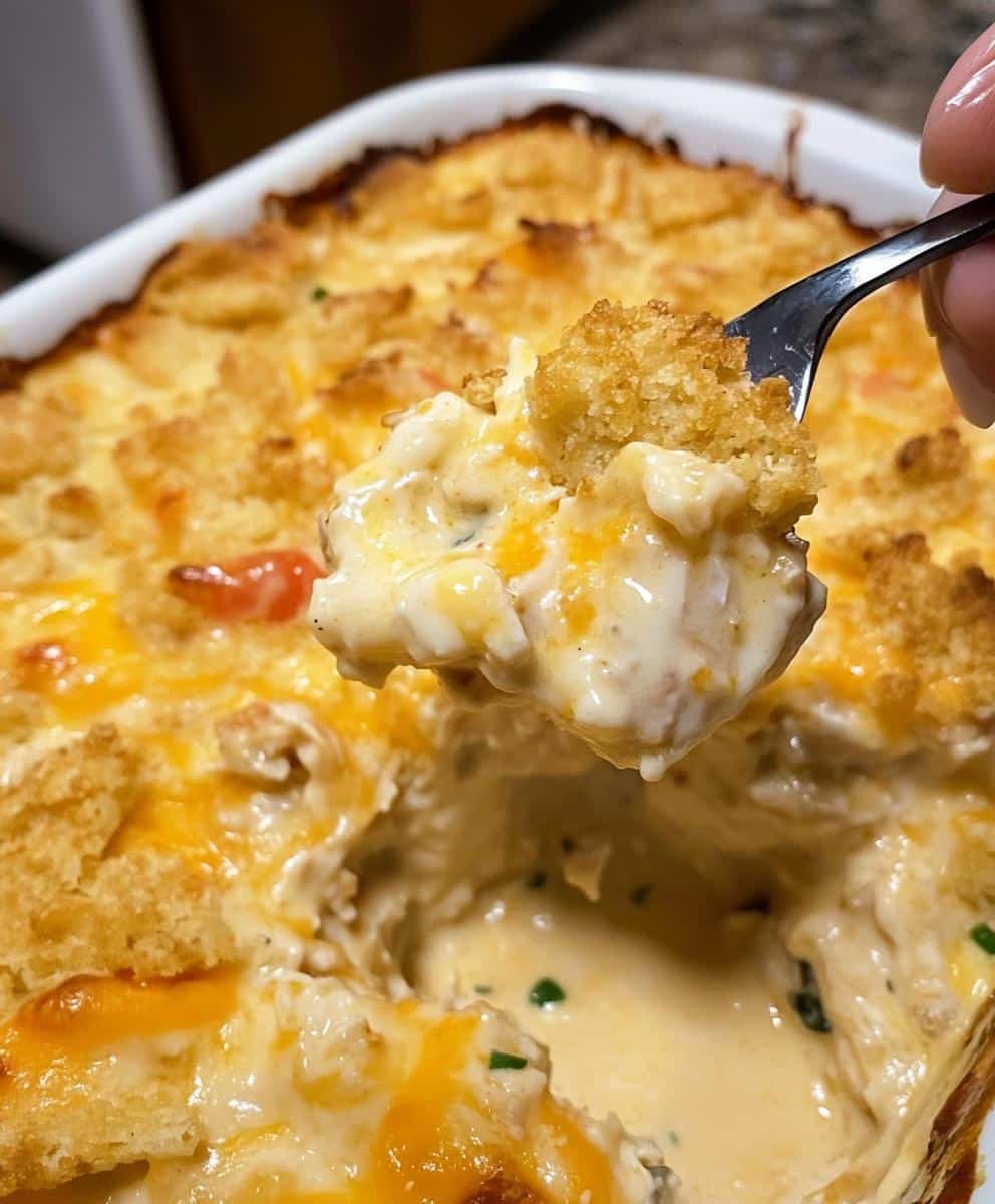 Ritz Cracker Chicken Casserole