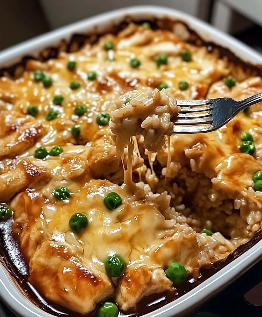 Teriyaki Chicken and Rice Casserole