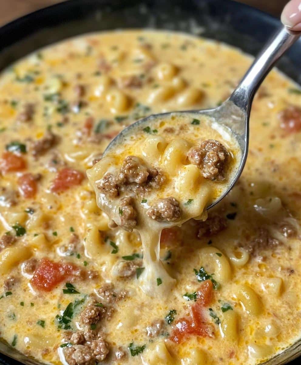 White Lasagna Soup - detail 1