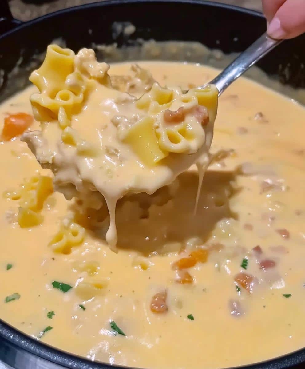 Chicken Bacon Ranch Lasagna Soup